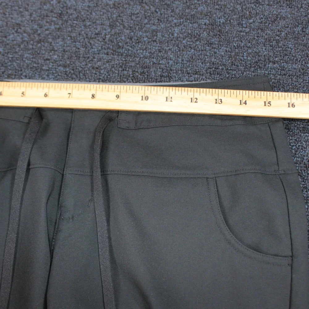 Mountain Hardwear Dynama Short Womens 8 Black Hiking Drawstring Stretch Gorpcore